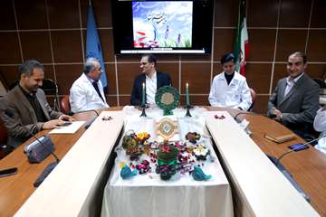 جشن پایان سال بیمارستان رفیده